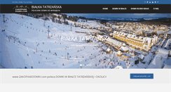 Desktop Screenshot of bialkatatrzanskadomki.com